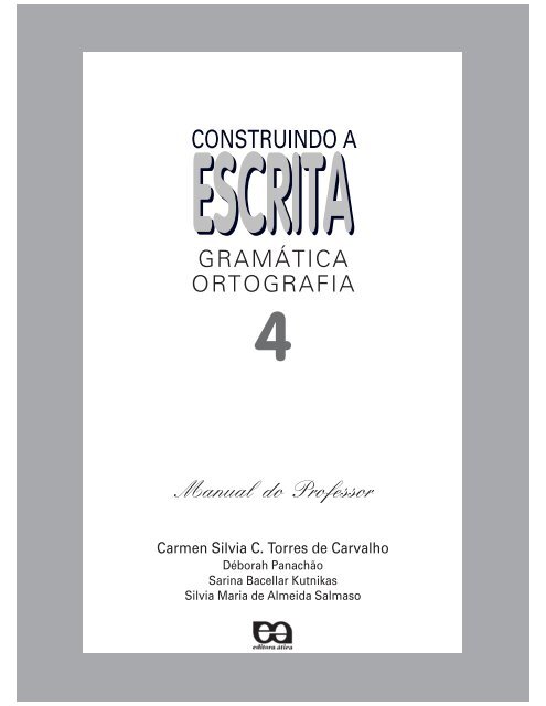 Const.Escr.Vol.4 manual QUARK - Atica Educacional